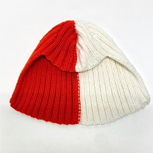 NWT Hand Knit TN Vols Comic Style Wig Unisex Beanie Hat One Size Fits Most - Picture 2 of 6